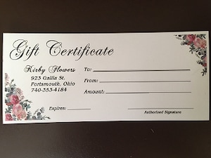 Gift Certificate